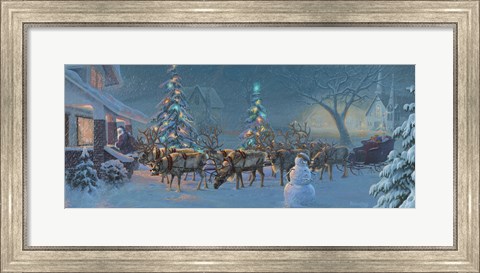 Framed Christmas Travelers 1 Print