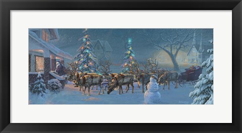 Framed Christmas Travelers 1 Print