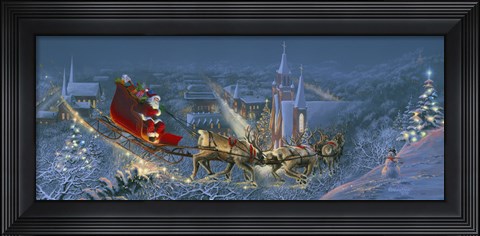 Framed Christmas Travelers 2 Print