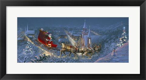 Framed Christmas Travelers 2 Print