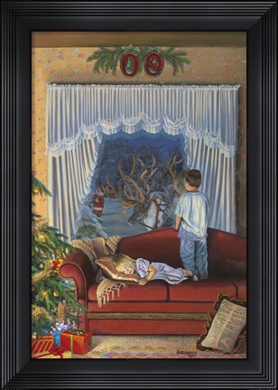 Framed Missed by a Nap Print