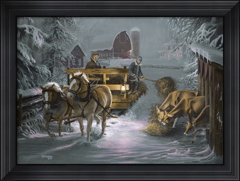 Framed Snow Bound Print