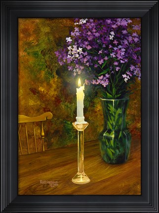 Framed Candle Print