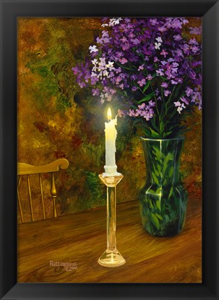 Framed Candle Print