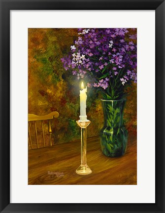 Framed Candle Print