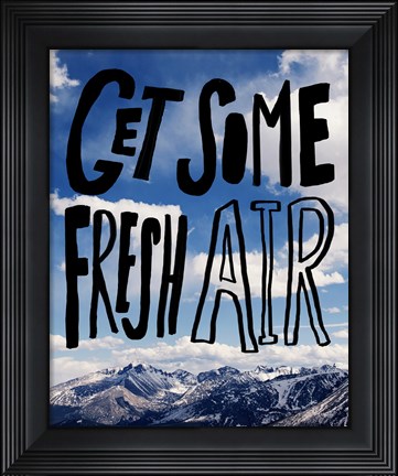 Framed Fresh Air Print
