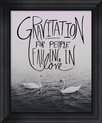 Framed Gravitation Print