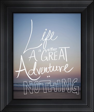 Framed Great Adventure Print