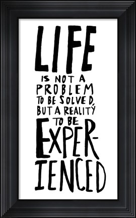 Framed Life Soren Print Print