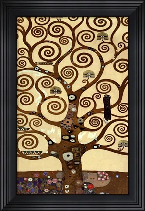 Framed Tree of Life, c.1909 (detail) Print
