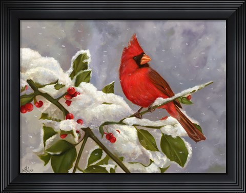 Framed Cardinal Print