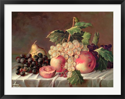 Framed Fruit Print