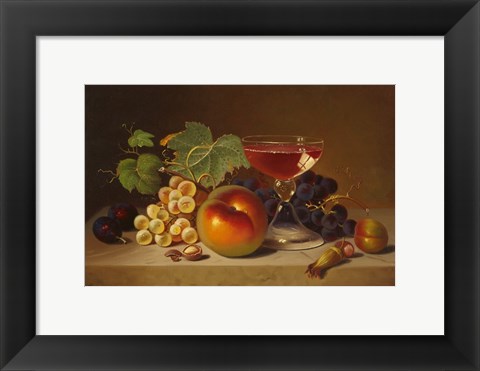 Framed Fruit and Cocktail Print