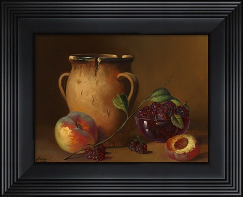 Framed Fruit and Pot Print