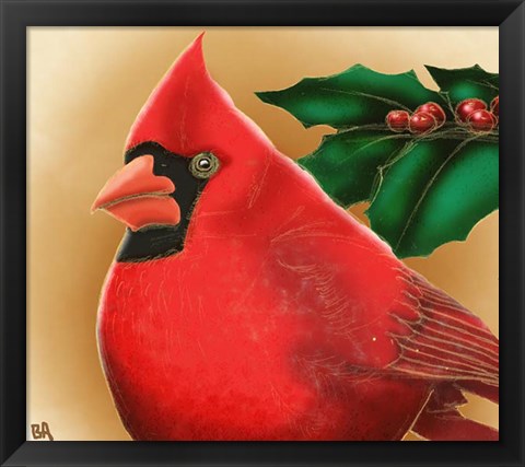 Framed Cardinal Print