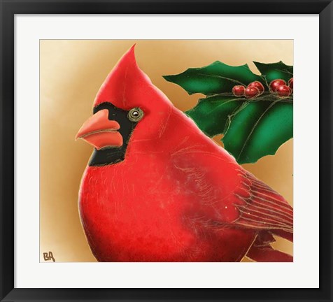 Framed Cardinal Print