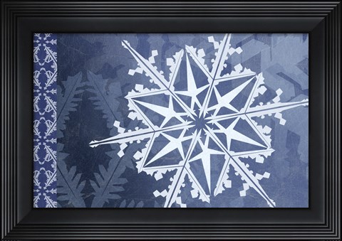 Framed Cristal de Glace I Print