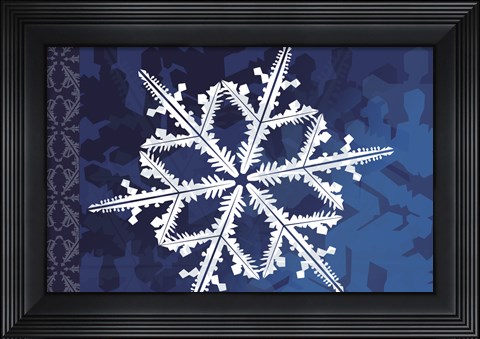 Framed Cristal de Glace II Print