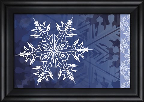 Framed Cristal de Glace IV Print