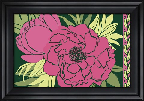 Framed Color Bouquet IV Print
