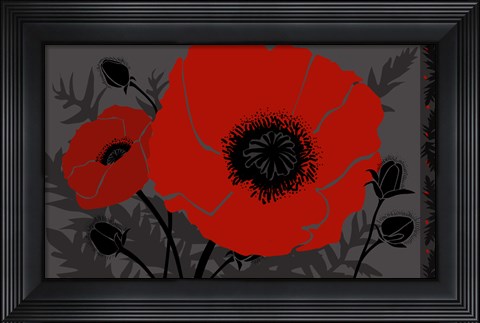 Framed Beautes Rouges III Print