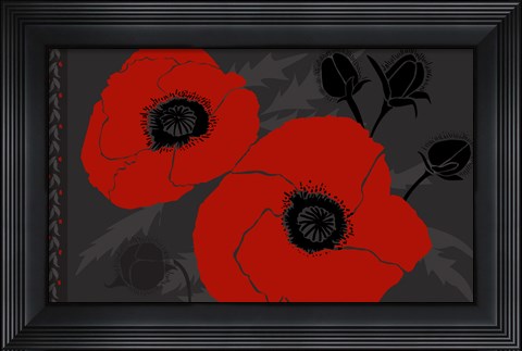 Framed Beautes Rouges IV Print