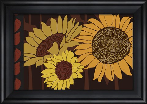 Framed Tournesol III Print