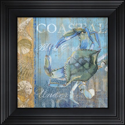Framed Crab and Sea Print