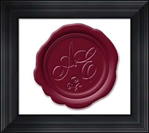 Framed Wax Seal Grenache Print