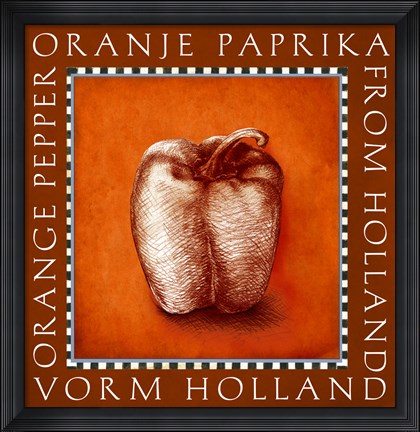 Framed Vegetable Classics I Print