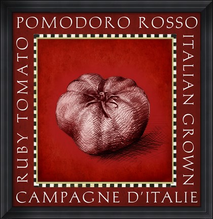 Framed Vegetable Classics II Print