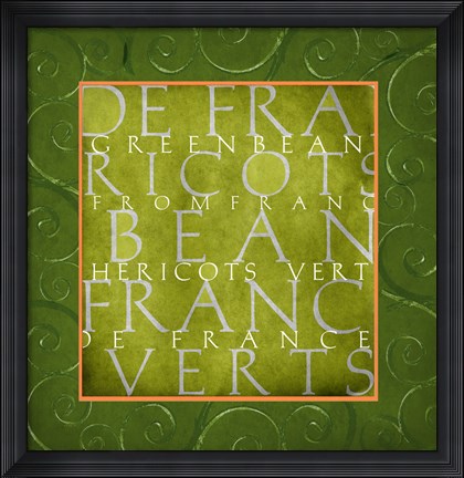 Framed Vegetable Classics III Print