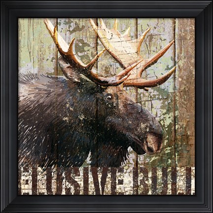 Framed Open Season Moose Print