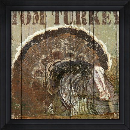Framed Open Season Turkey Print