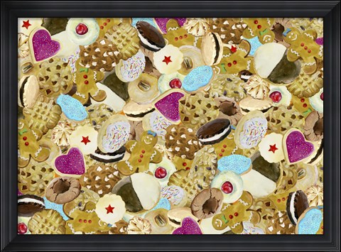 Framed Crazy 4 Cookies Print