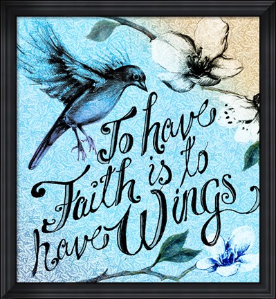 Framed Birdie Words 2 Print