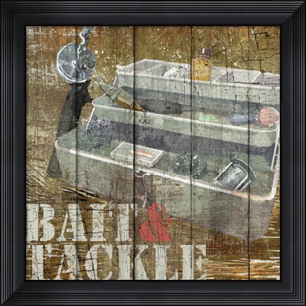 Framed Open Season Tackle Print