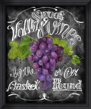 Framed Sweet Valley Vines Print