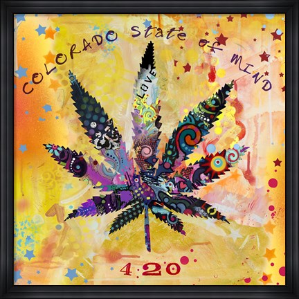 Framed Colorado State of Mind Print