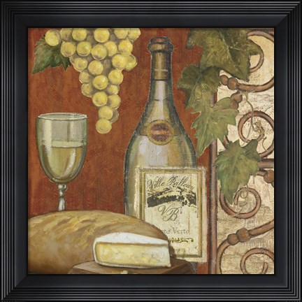 Framed Wine and Cheese Tasting 2 Print