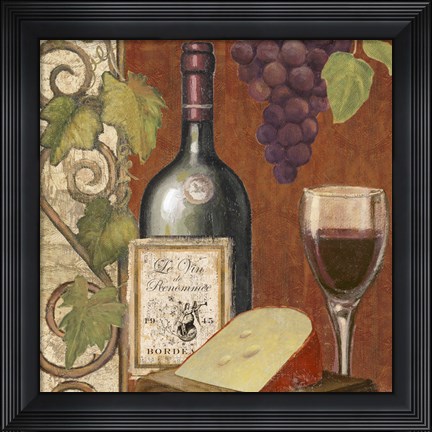 Framed Wine and Cheese Tasting 4 Print