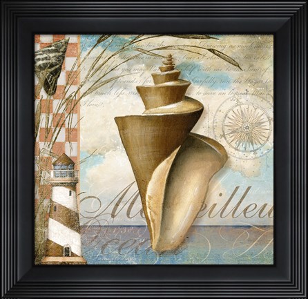 Framed Shell Dreams 1 Print
