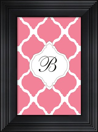 Framed Initials Pattern B Print