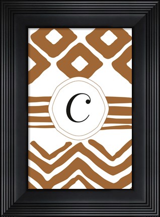 Framed Initials Pattern C Print