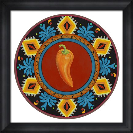 Framed Talavera Tex-mex II Print