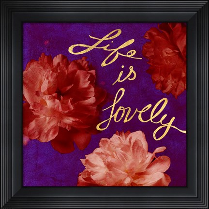 Framed Flowersay 1 Print