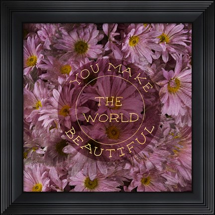 Framed Flowersay 4 Print