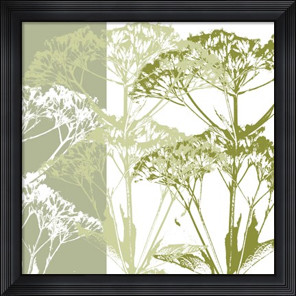 Framed Delicate Greens Print