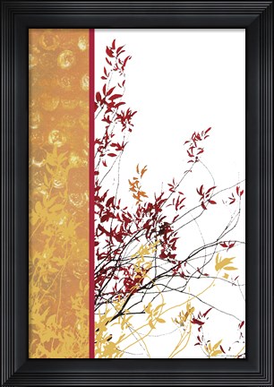 Framed Autumn Impasto Print