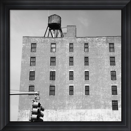 Framed Wall of Windows Print